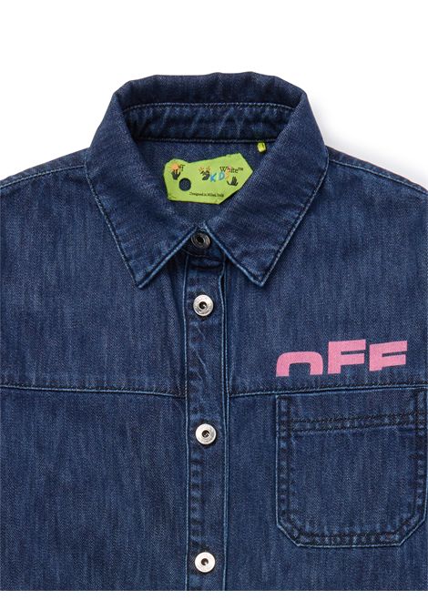 Abito con logo OFF WHITE KIDS | OGYM006F25DEN0013432